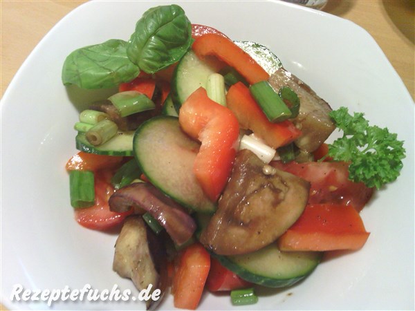 Auberginensalat  - schmeckt nach Sommer!