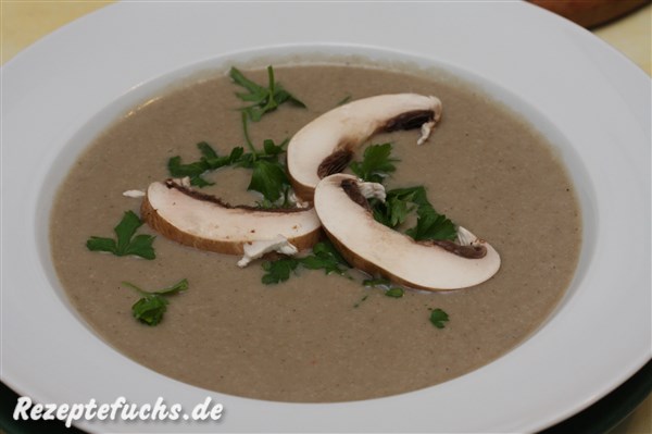 Champignon-Cremesuppe