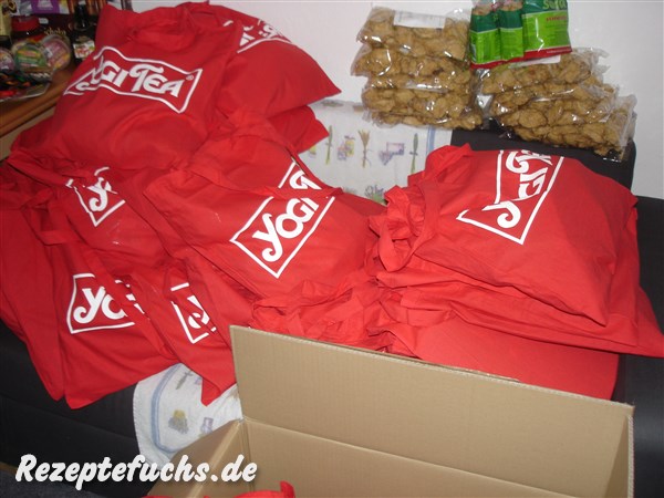 Die Starterkits werden gepackt