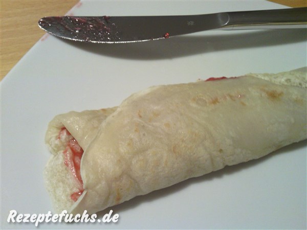 Easy-Pfannkuchen mit Marmelade