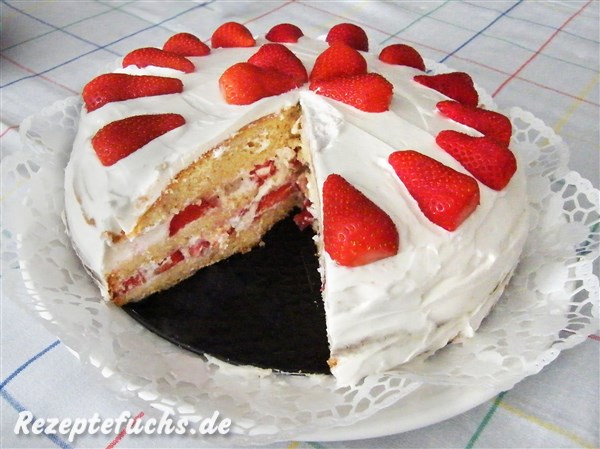 Erdbeertorte