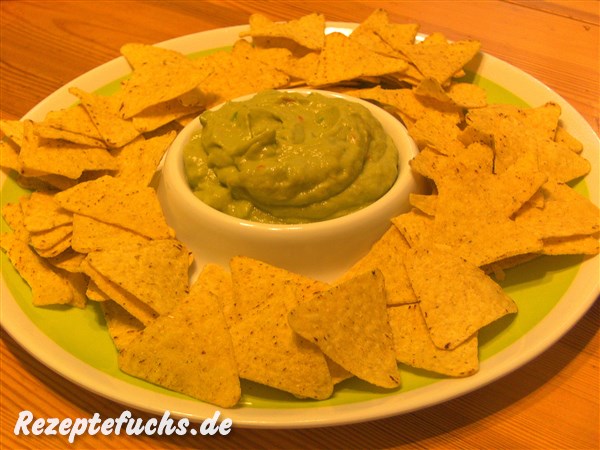 Guacamole mit Tortillachips