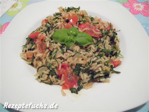 Rucola-Tomaten-Risotto