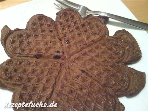 Schoko-Cranberry-Waffeln