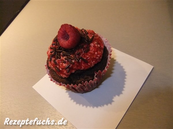 Schoko-Himbeer-Cupcakes