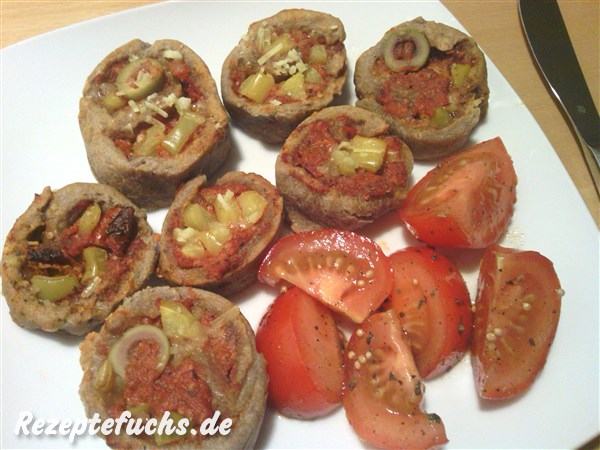 Vollkorn-Pizzaschnecken