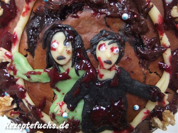 Zombiekuchen: Dekoration