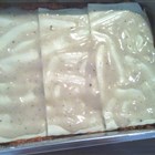 Béchamelsauce, hier für Lasagne