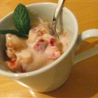 Frozen Jogurt mit Erdbeeren und Aprikose