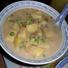 Indische Kartoffel-Erbsen-Suppe