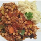 Kichererbsen-Couscous mit nordafrikanischer Note