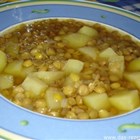 Linsensuppe mit Kartoffeln