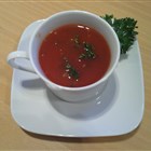 Pikante Tomatensuppe mit Ingwer