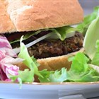 Seitan-Gemüse-Burger