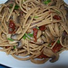 Spaghetti mit Sahnechampignons