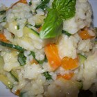 Zucchini-Paprika-Risotto