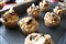 Bananen-Erdnuss-Cupcakes