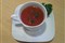 Klare Tomatensuppe mit Ingwer