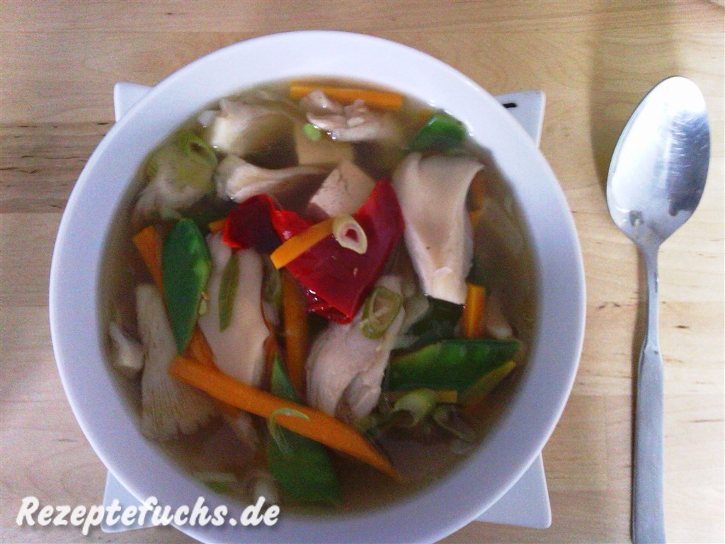 Asiatische Suppe mit Gemüse