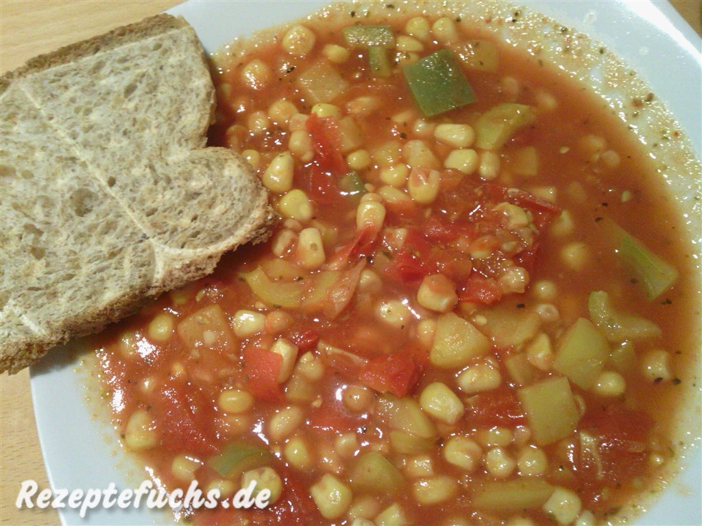 Aztekensuppe mit Mais