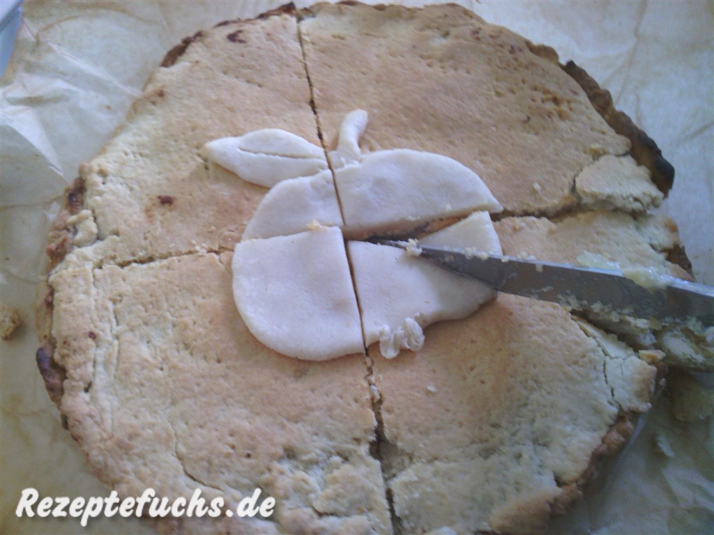 Gedeckter Apfelkuchen