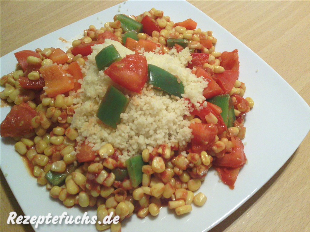 Quinoa-Berg mit südamerikanischen Gemüsesorten