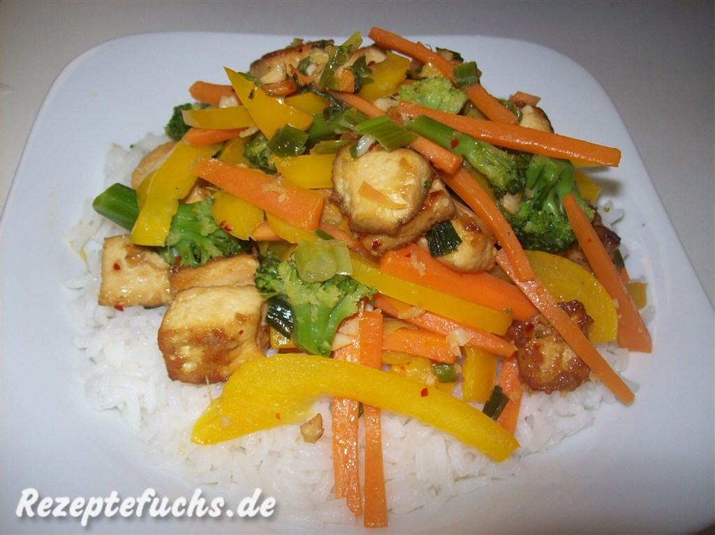 Würziger Tofu