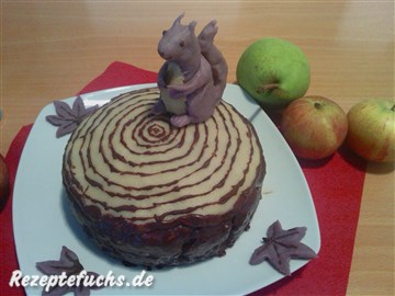 Baumkuchen mit Eichhörnchen