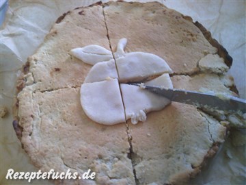 Gedeckter Apfelkuchen