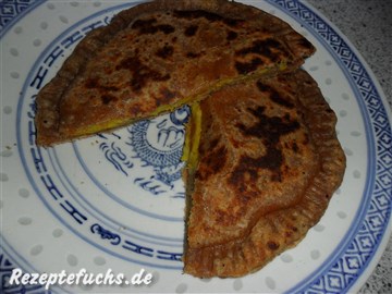 Gefüllte Parata-Brote