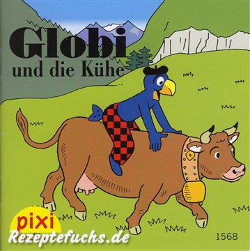 Globi und die Kühe