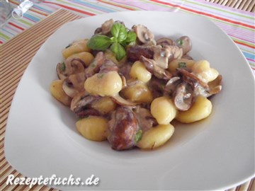 Gnocchi mit Rahmchampignons