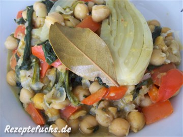 Kichererbsen-Fenchel-Kasserolle