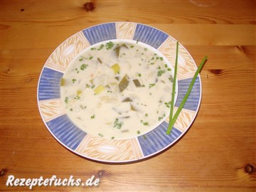 Lauchcremesuppe