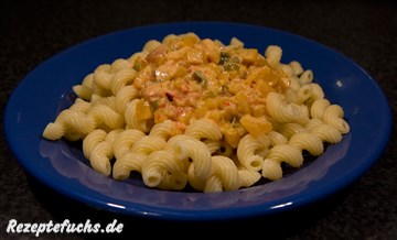 Paprika-Sahne-Nudeln